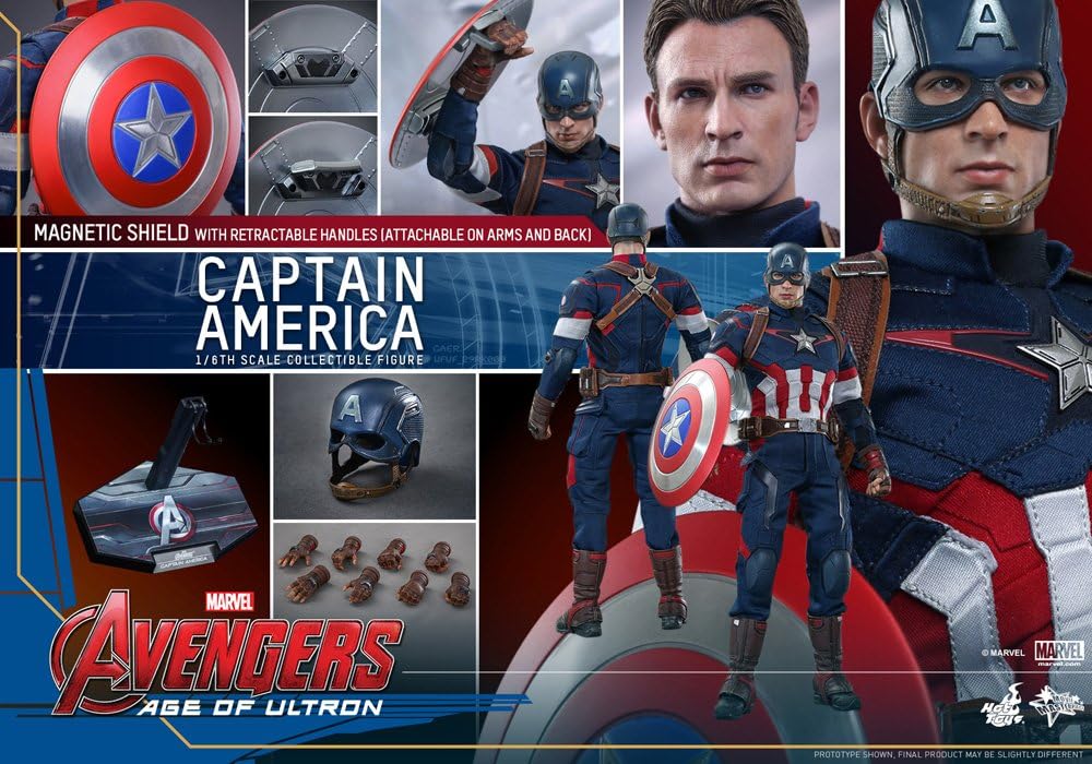 Hot Toys - Marvel: Avengers Age of Ultron- Captain America MMS 281