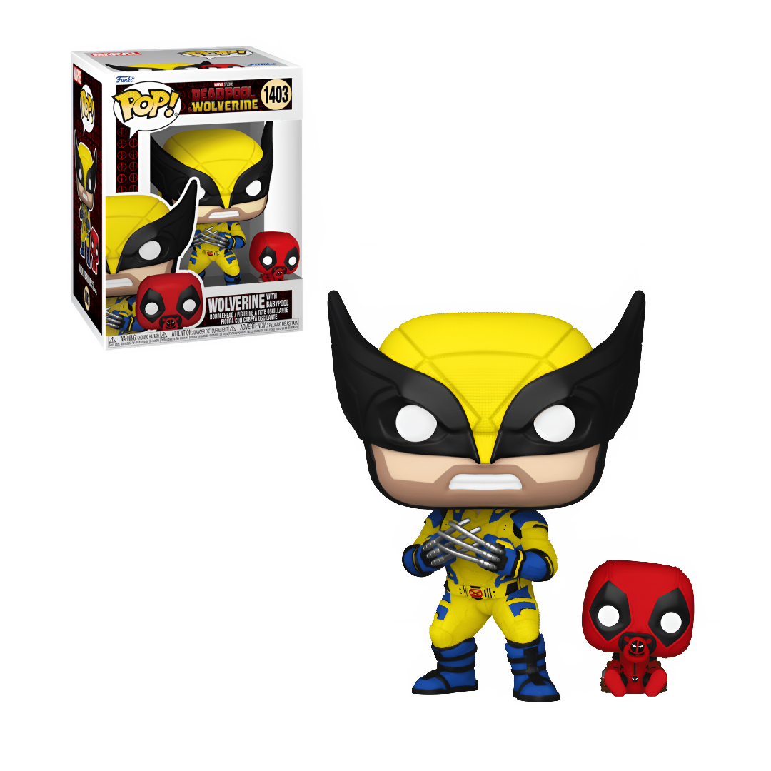 Funko Pop! Wolverine con Babypool - Deadpool & Wolverine