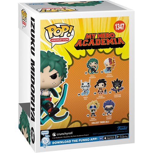 Funko Pop! My Hero Academia Izuku Midoriya Blackwhip Glow-in-the-Dark #1347 - Previews Exclusive