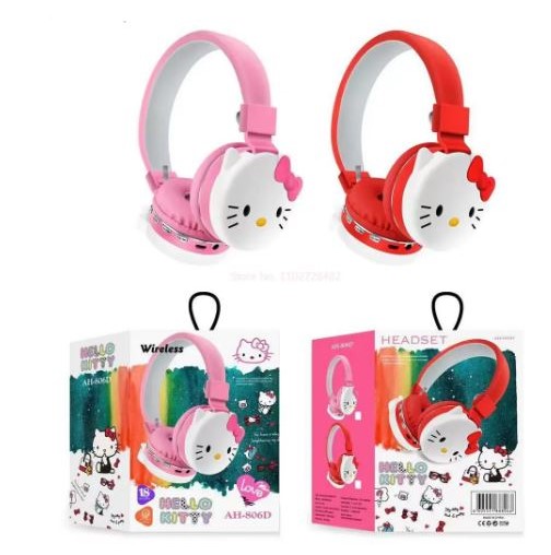 Audifonos inalámbricos - Hello Kitty (Color Rosa)