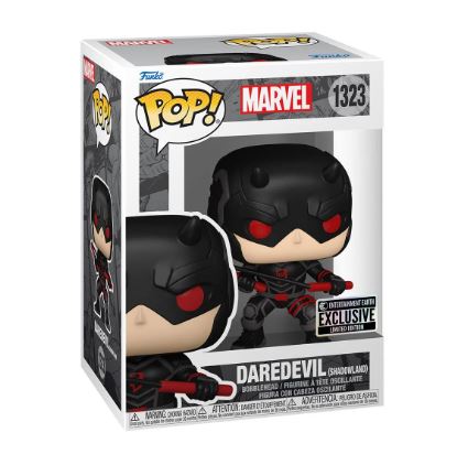 Funko Pop! Marvel Daredevil (Shadowland)  Vinyl Figure #1323 - Entertainment Earth Exclusive