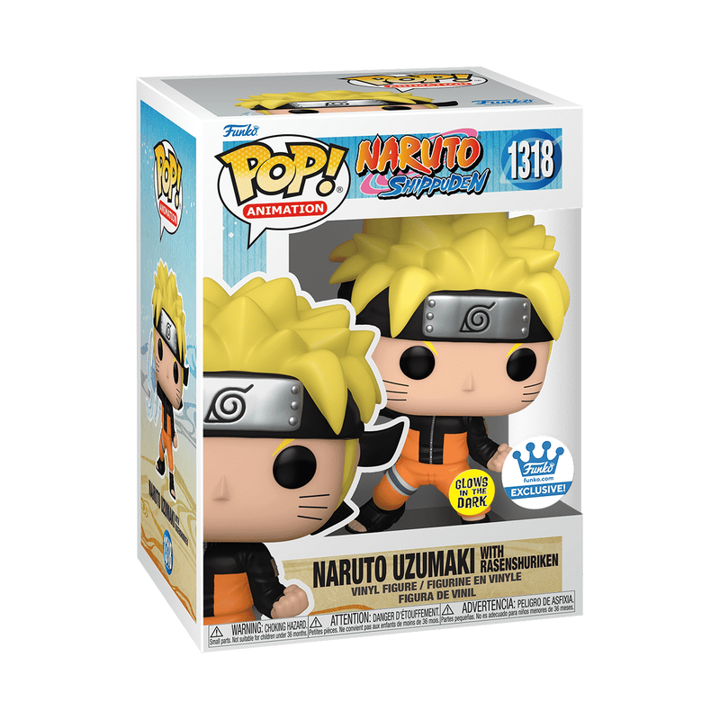 Funko Pop! Naruto Shippuden - Naruto with Rasenshuriken (Glows in the Dark) #1318