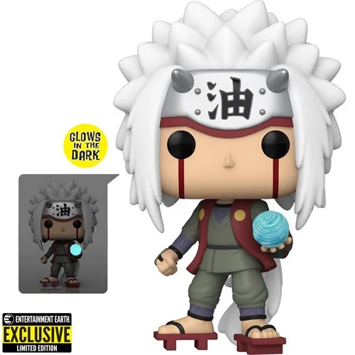 Funko Pop! Naruto Shippuden - Jiraiya with Rasengan (Glow in the Dark) #1481 - Entertainment Earth Exclusive