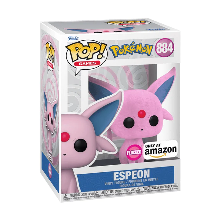 Funko Pop! Pokemon - Espeon (Flocked) Amazon Exclusive #884