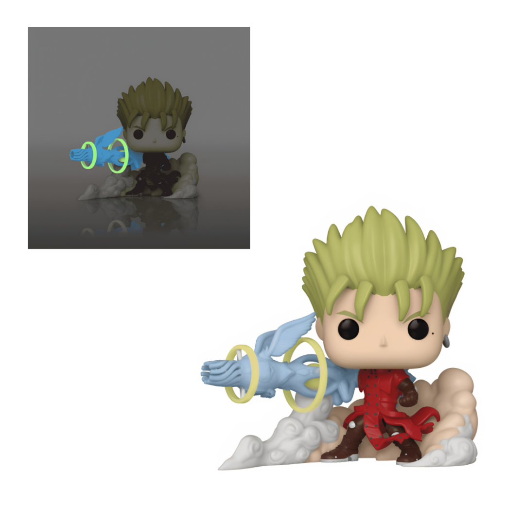 Funko Pop!  Trigun Vash with Angel Arm Glow-in-the-Dark Deluxe Vinyl Figure #1560