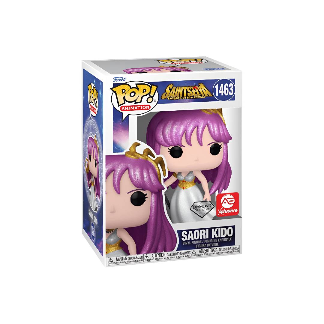 Funko POP! Animation: Saint Seiya Athena (Saori Kido) in Diamond Collection Glitter (AE Exclusive)