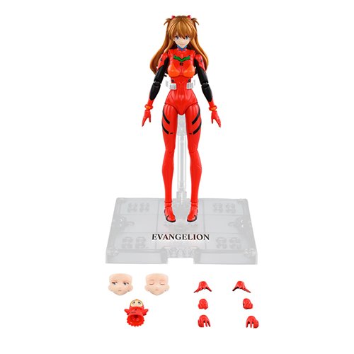 Neon Genesis Evangelion Fantastics Series Asuka Shikinami Langley Plug Suit Model Kit Neon Genesis Evangelion Blokees Model K
