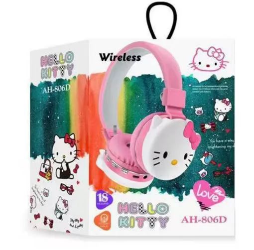 Audifonos inalámbricos - Hello Kitty (Color Rosa)