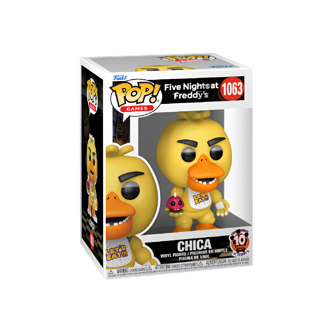 Funko Pop! Chica with Cupcake (10th Anniversary) - Five Nights at Freddy's