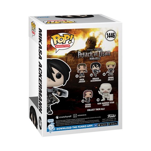 Funko Pop! Attack on Titan Mikasa Ackerman Vinyl Figure #1446