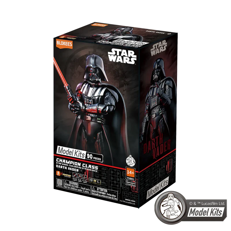 Star Wars: The Empire Strikes Back™ Champion Class 01 Darth Vader Model Kits | Blokees