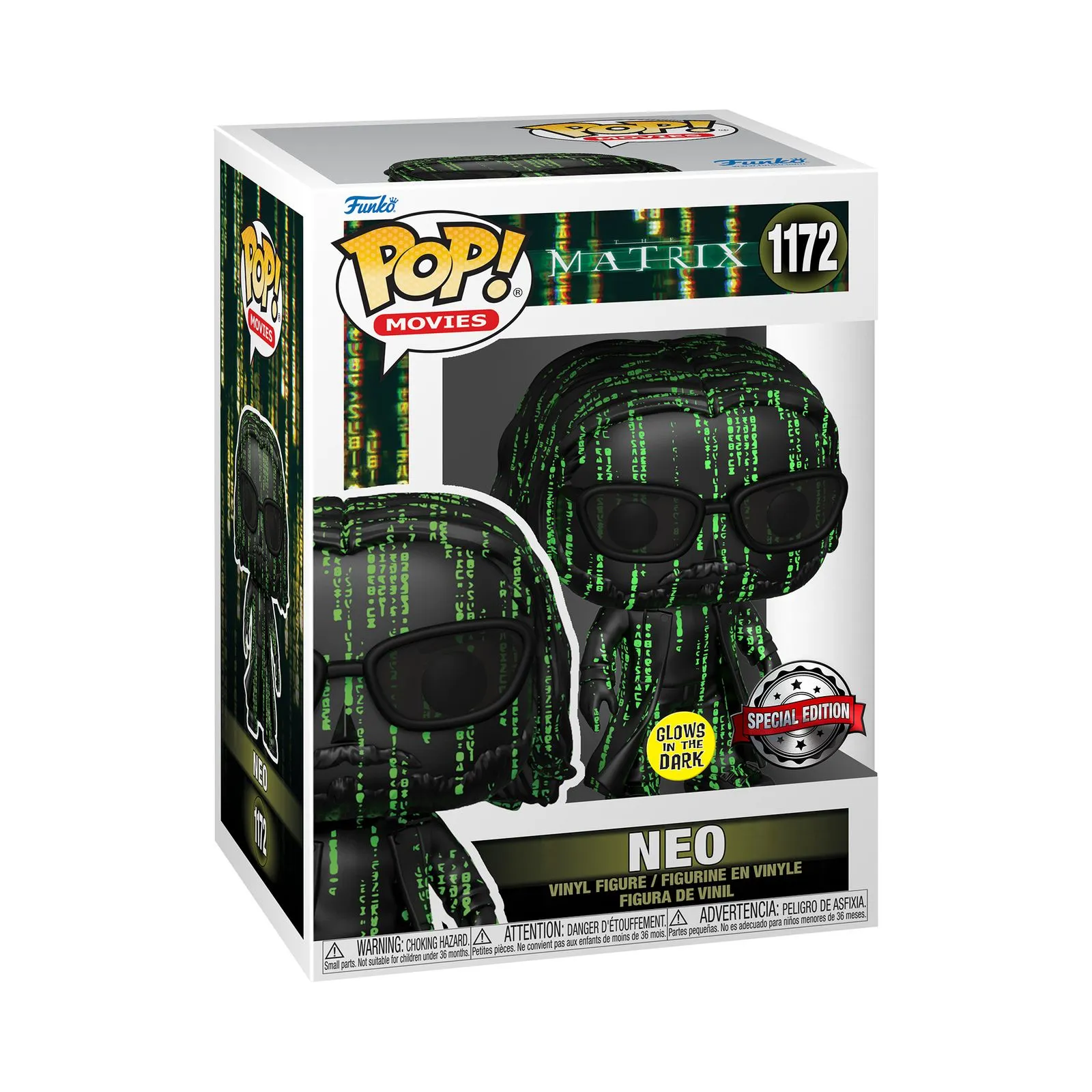 Funko Pop! The Matrix 4 - NEO (CODED)(Glows in the Dark) #1172