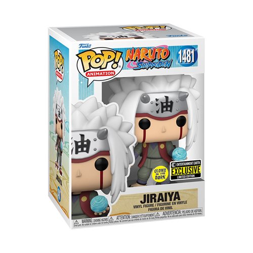 Funko Pop! Naruto Shippuden - Jiraiya with Rasengan (Glow in the Dark) #1481 - Entertainment Earth Exclusive