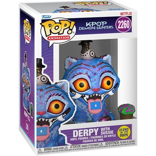 Funko Pop! KPop Demon Hunters Tiger with Bird Glow-in-the-Dark 