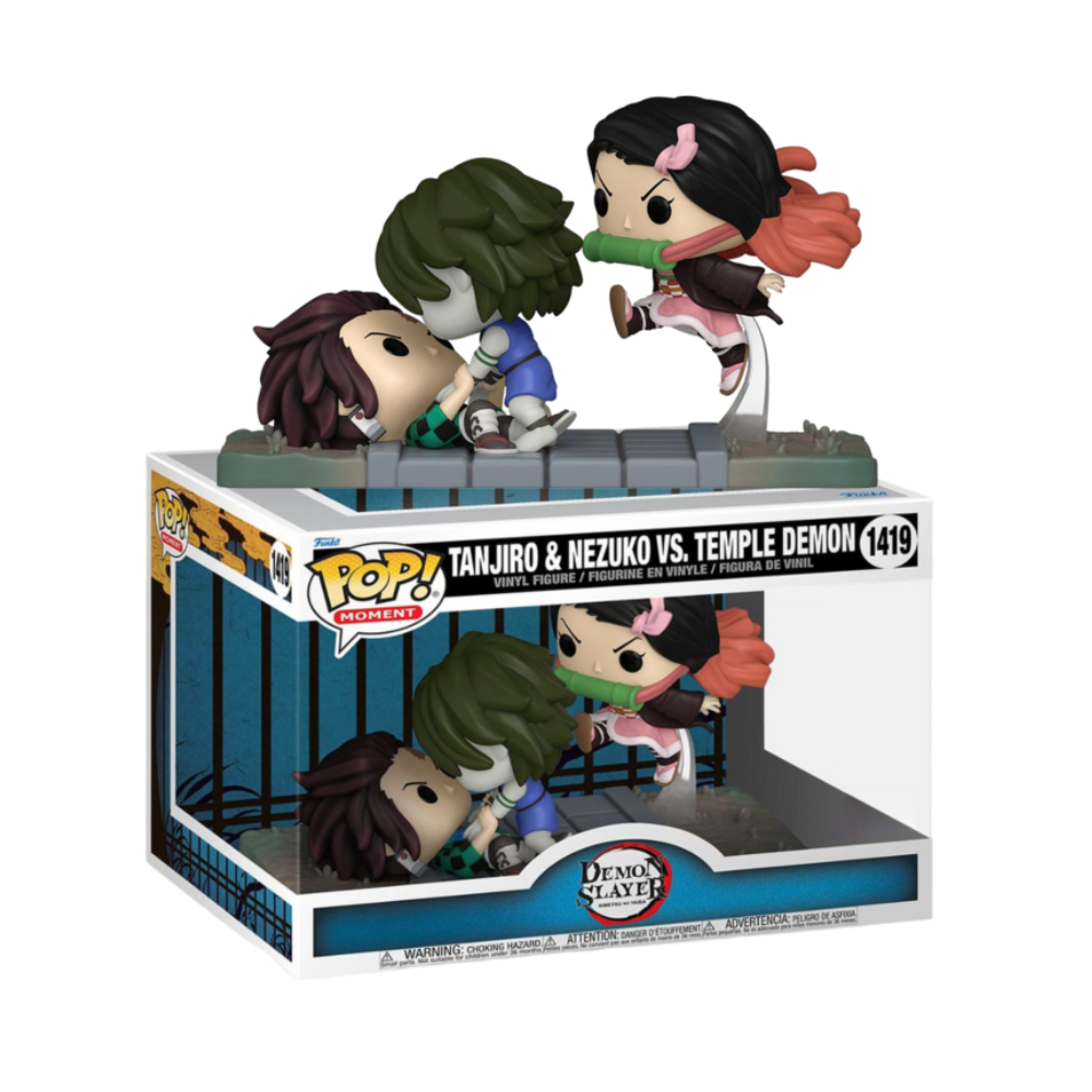 Funko Pop! Demon Slayer - Tanjiro & Nezuko Vs Temple Demon #1419