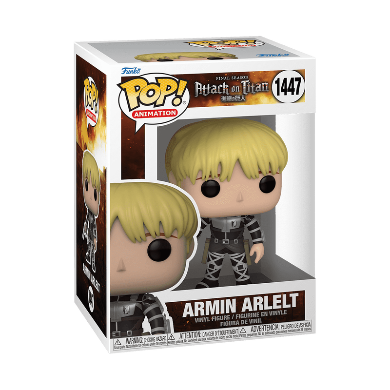 Funko Pop! Attack on Titan Armin Arlelt Vinyl Figure #1447