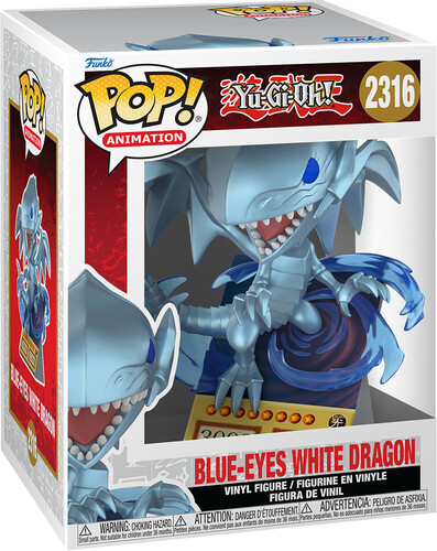 Funko POP! Premium: Yu-Gi-Oh! - Blue-Eyes White Dragon (Card)