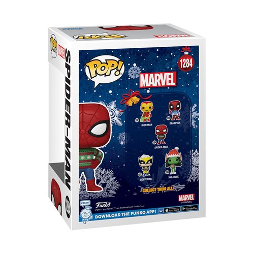 Funko Pop! Marvel Holiday Spider-Man Sweater Figure #1284