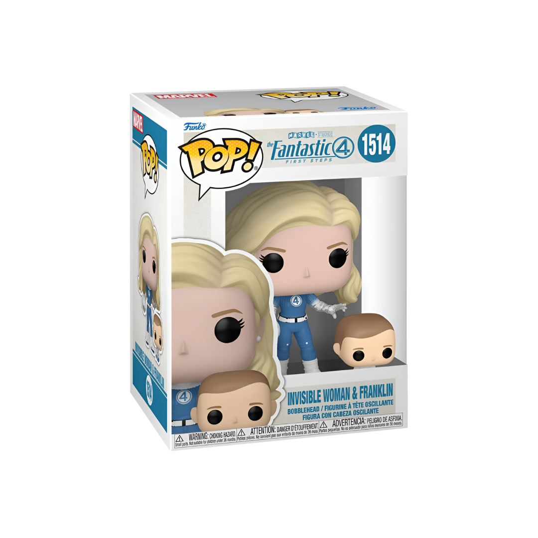 Funko Pop! Invisible Woman & Franklin - Four Fantastic