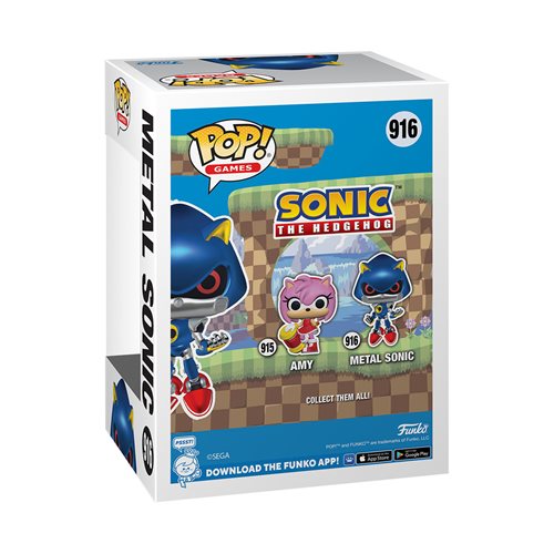 Funko Pop! Sonic the Hedgehog Metal Sonic Vinyl Figure #916