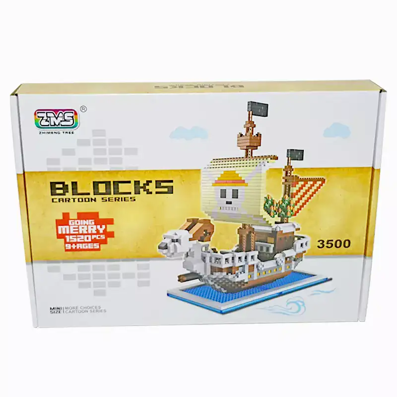 BLOCKS GOING MERRY - one piece 