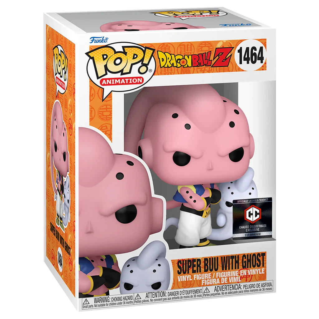 Funko Pop! Dragon Ball Z - Super Buu With Ghost #1464 (Sticker PR)