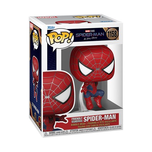 Funko Pop! Spider-Man: No Way Home Friendly Neighborhood Spider-Man Leaping Figure #1158