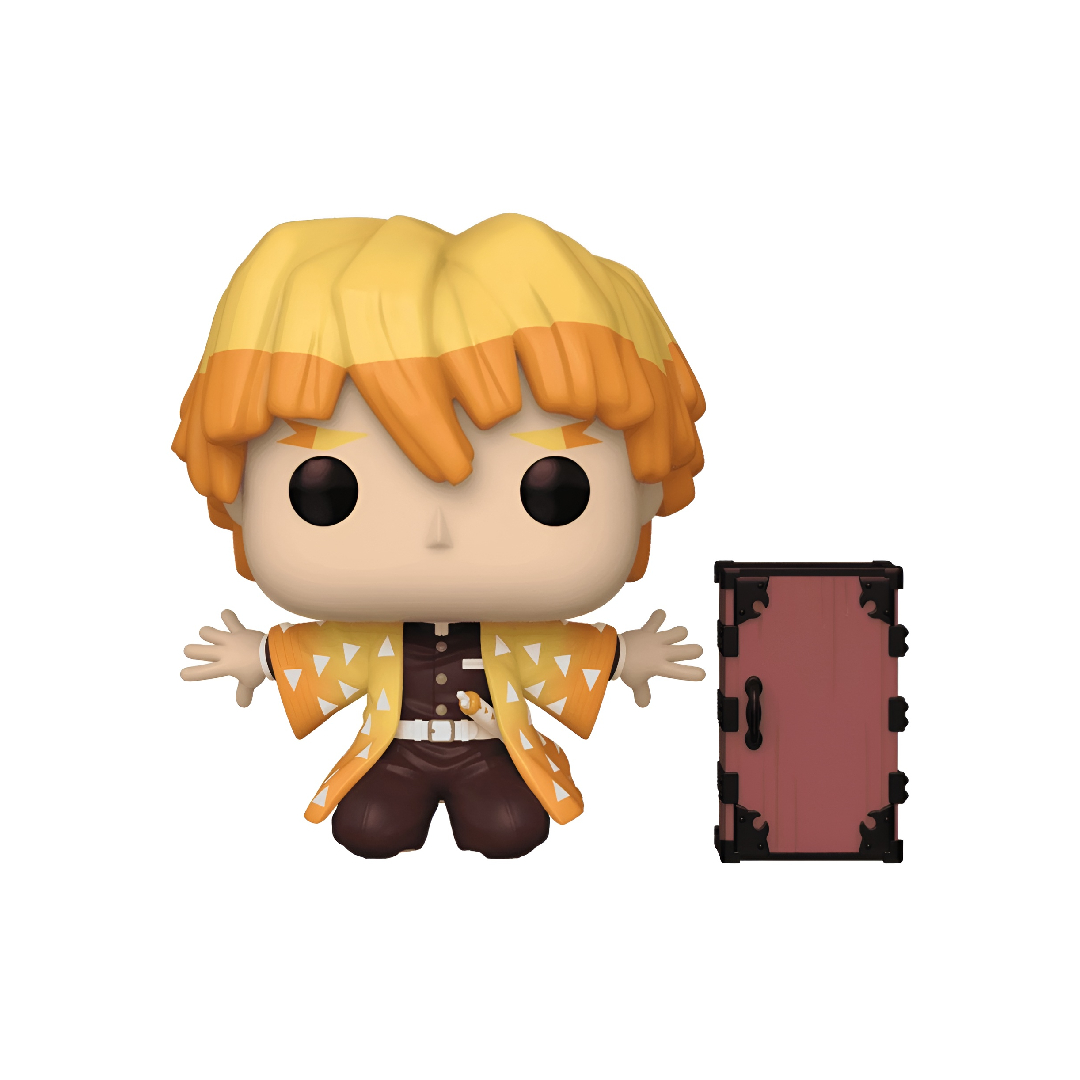 Funko Pop! Demon Slayer - Zenitsu Protecting Nezuko's Box - Entertainment Earth Exclusive