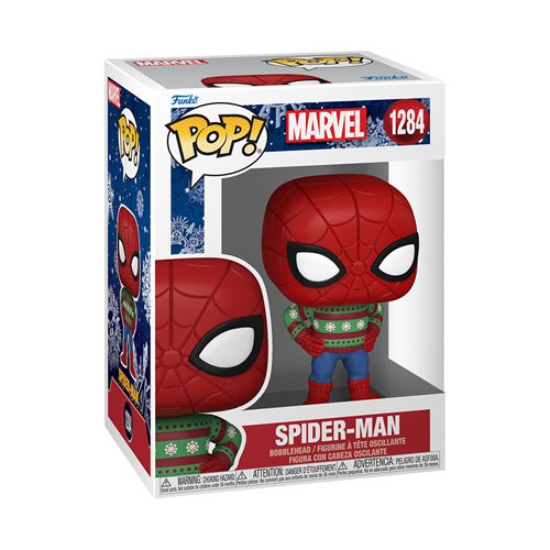 Funko Pop! Marvel Holiday Spider-Man Sweater Figure #1284