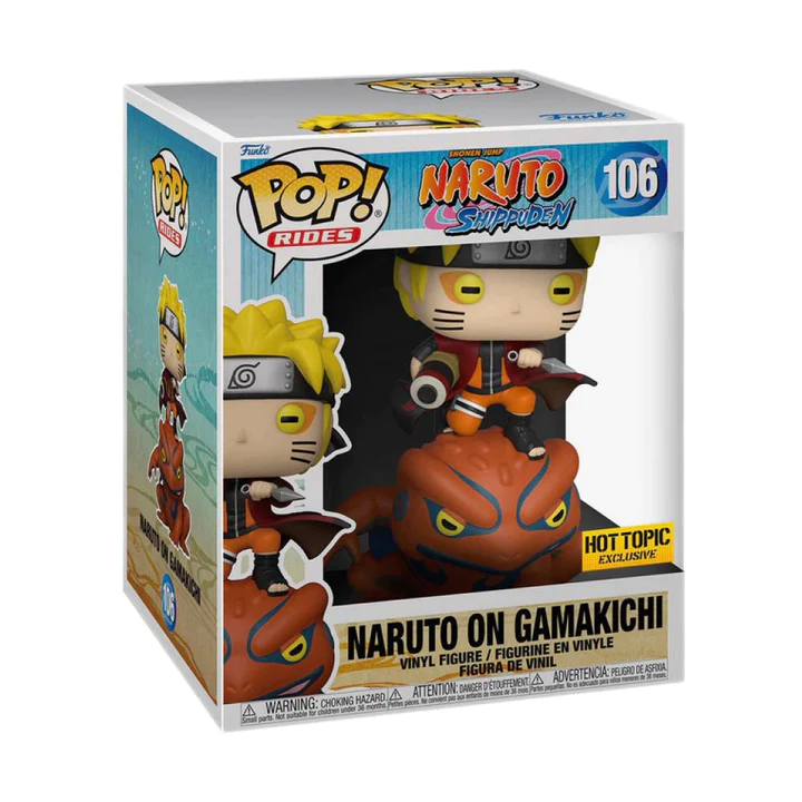 Funko Pop! Naruto Shippuden - Naruto on Gamakichi #106