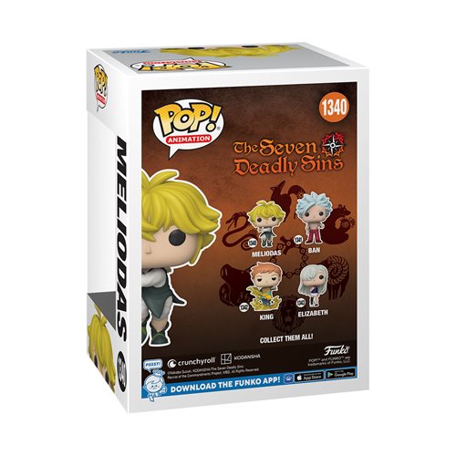 Funko Pop! Seven Deadly Sins Meliodas (Full Counter Pose) #1340