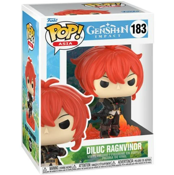 Genshin Impact Diluc Ragnvindr Funko Pop! Vinyl Figure #183