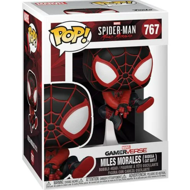 Funko Pop! Marvel - Spider-Man Miles Morales Game Bodega Cat Suit #767