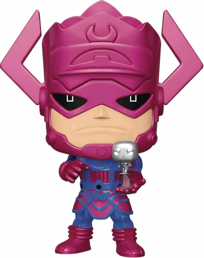 Funko Pop! Fantastic Four - Galactus with Silver Surfer Metallic 10" #809