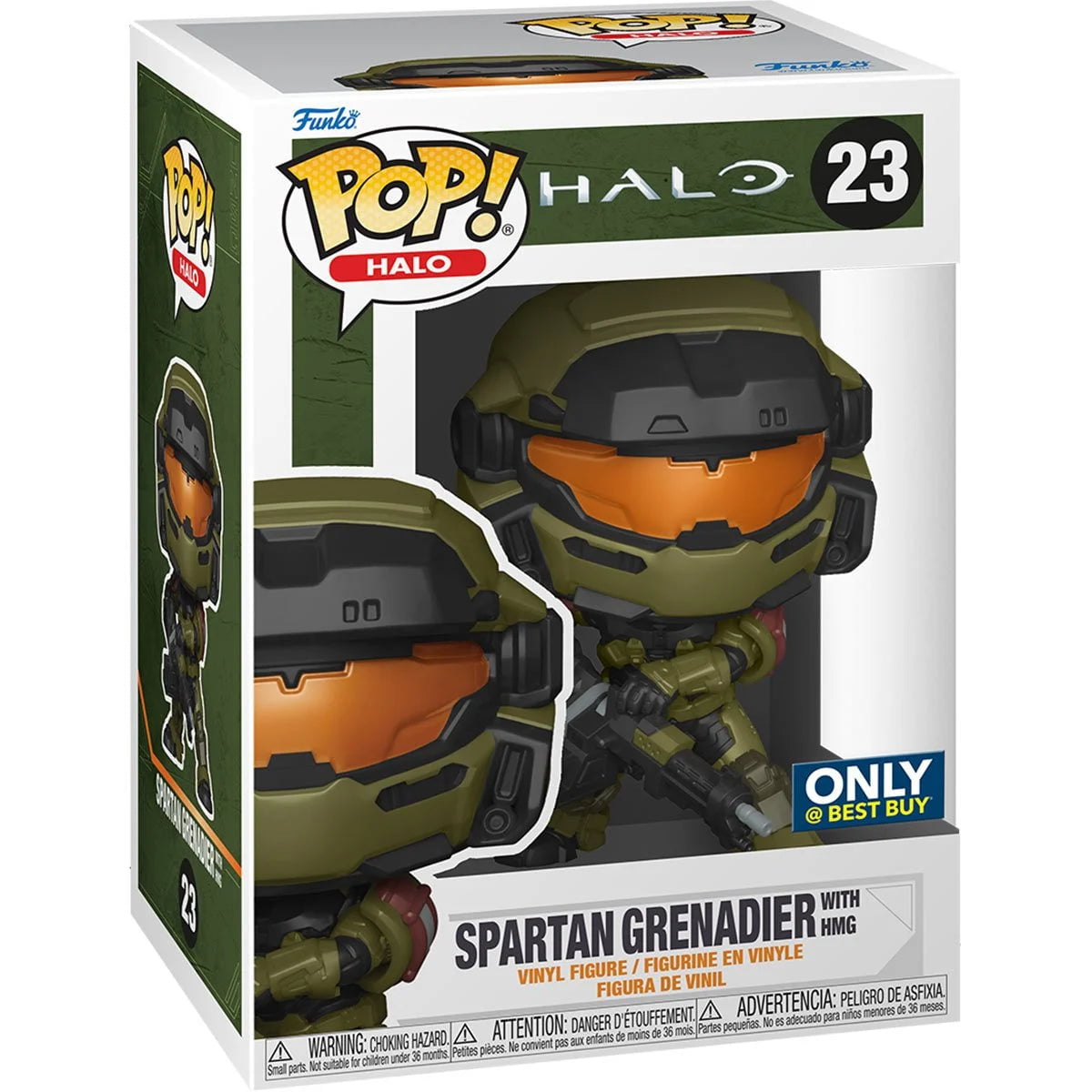 Funko Pop! Halo Infinite: Spartan Grenadier with HMG # 23  (Exclusive)