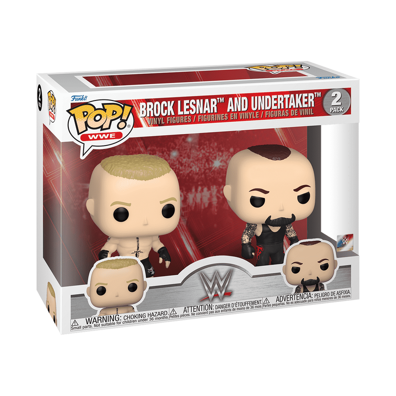 Funko Pop! WWE - Brock Lesnar and The Undertaker 2PK