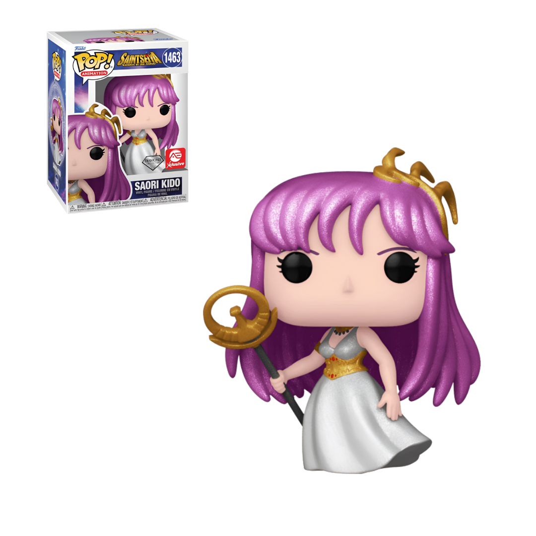 Funko POP! Animation: Saint Seiya Athena (Saori Kido) in Diamond Collection Glitter (AE Exclusive)