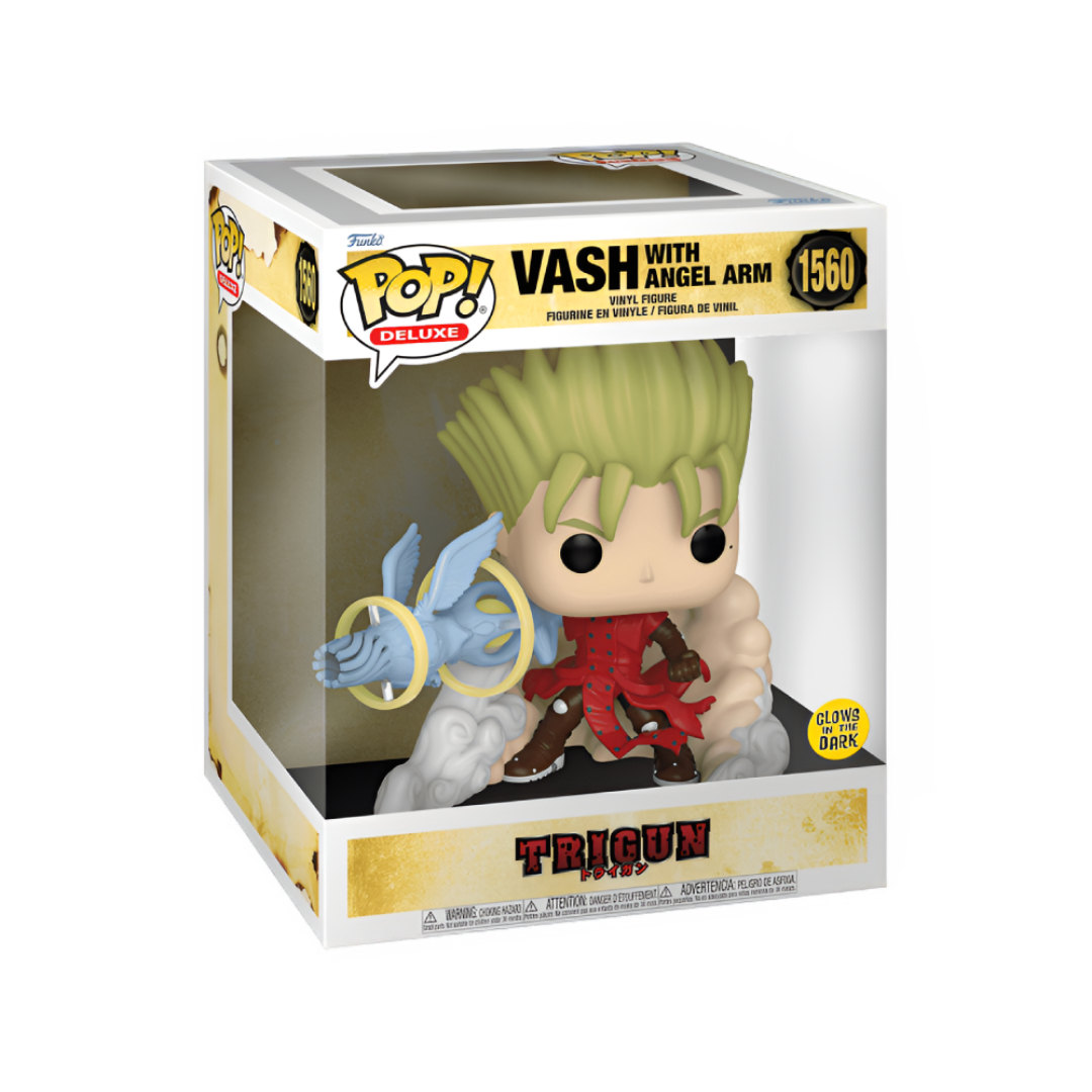 Funko Pop!  Trigun Vash with Angel Arm Glow-in-the-Dark Deluxe Vinyl Figure #1560