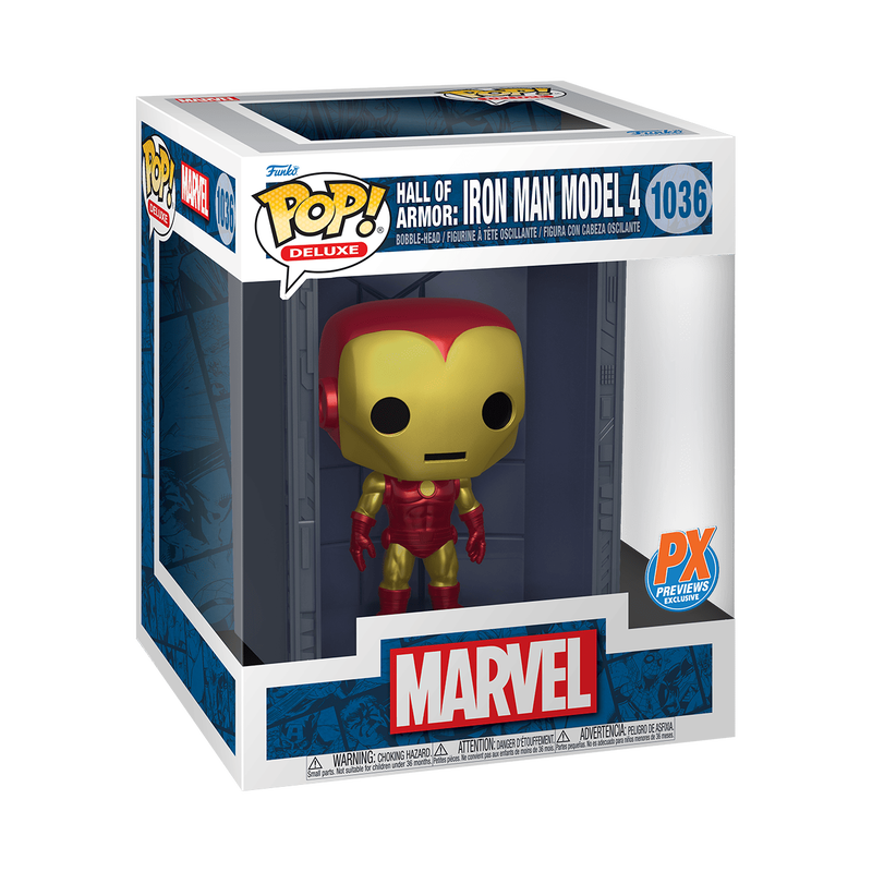 Funko Pop! Deluxe - Marvel - Hall of Armor - Iron Man Model 4 #1036