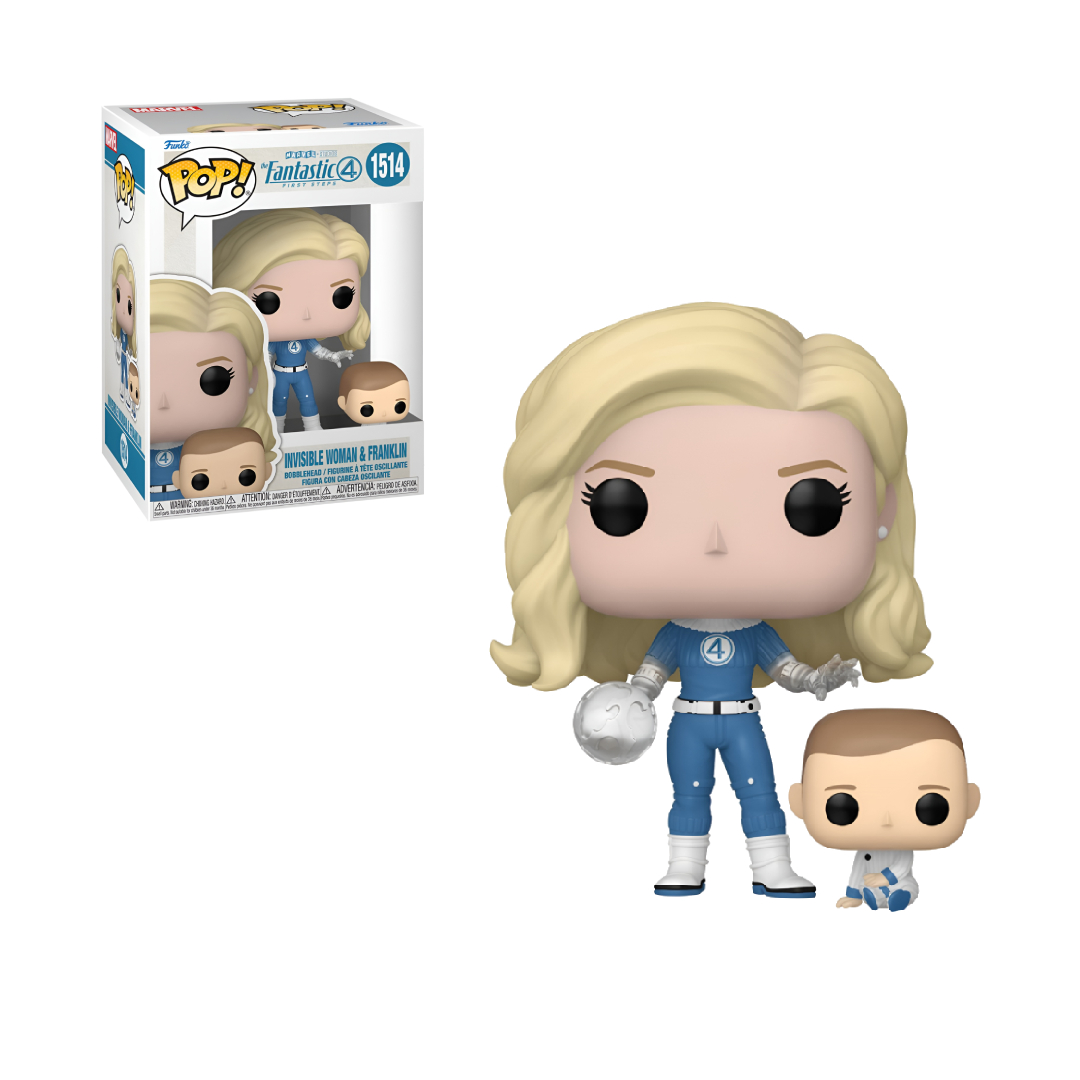 Funko Pop! Invisible Woman & Franklin - Four Fantastic